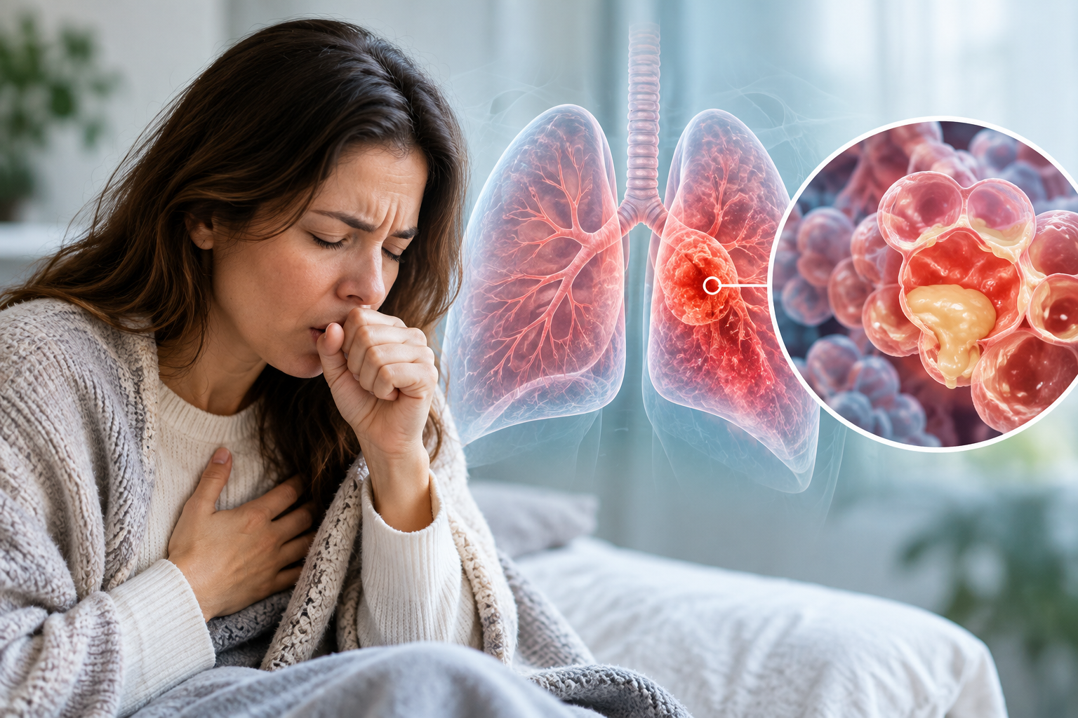 Pneumonia bacteriana: sintomas, diagnóstico e tratamento